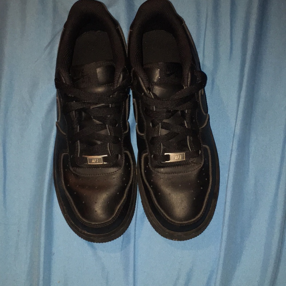 All black Air forces